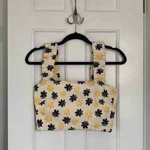 Zara Floral Crop Top